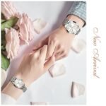 Olevs 9931 couple set luxury fashion stainless steel imported quartz movement wrist-watch for Men Women Copule watch - Image 3