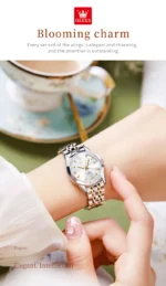 Orginal Women Analog Quartz Stainless Steel Luminous Date Two Tone Luxury Casual Wrist Watch - Image 2
